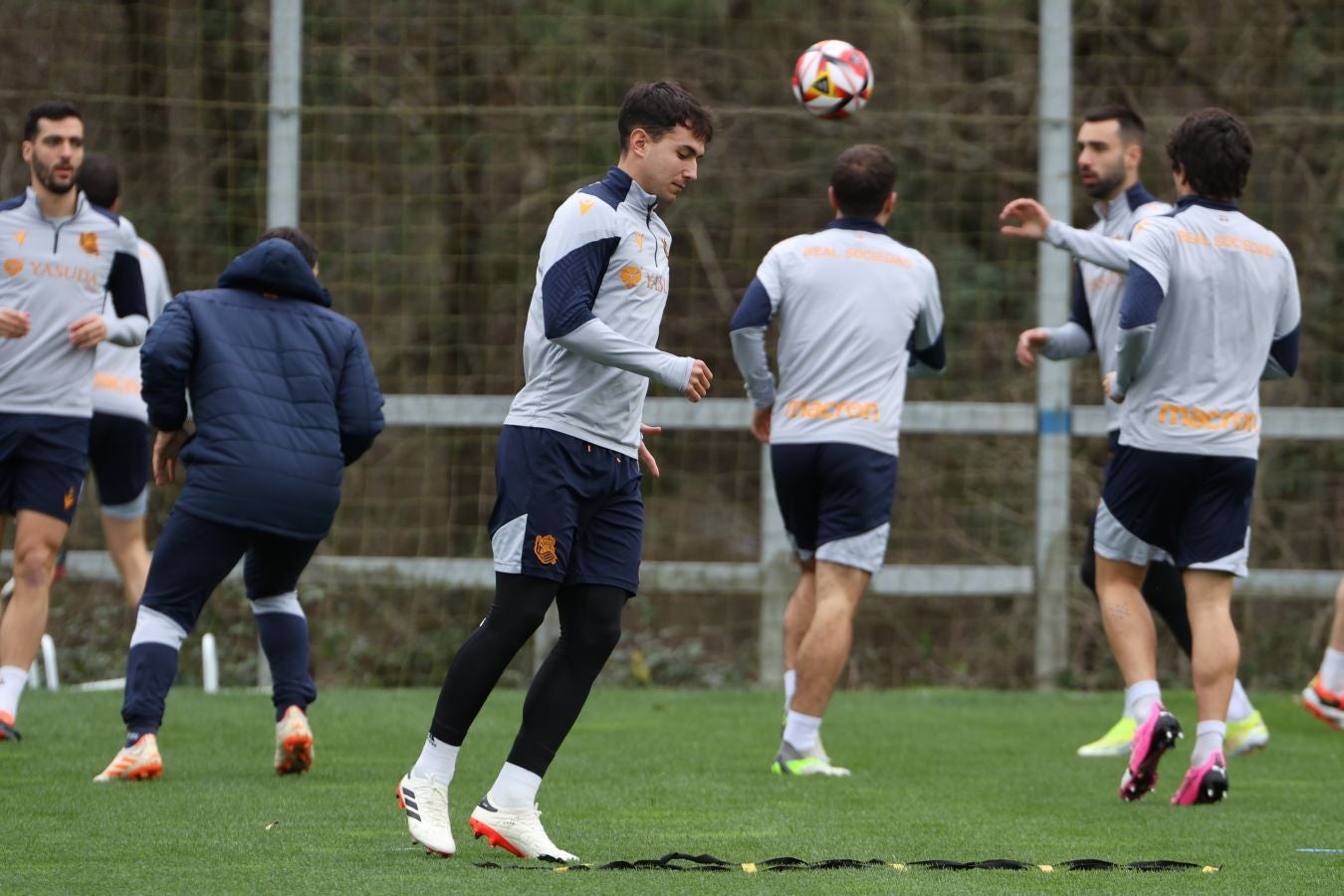 El último entrenamiento de la Real, en imágenes