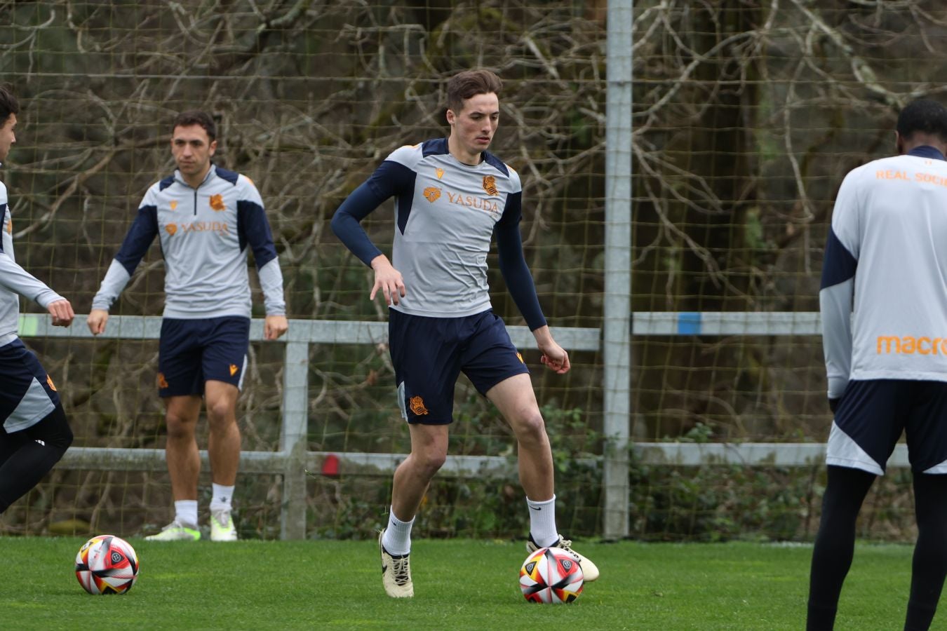 El último entrenamiento de la Real, en imágenes