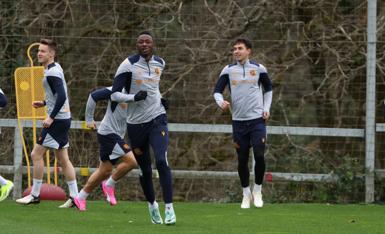 El último entrenamiento de la Real, en imágenes