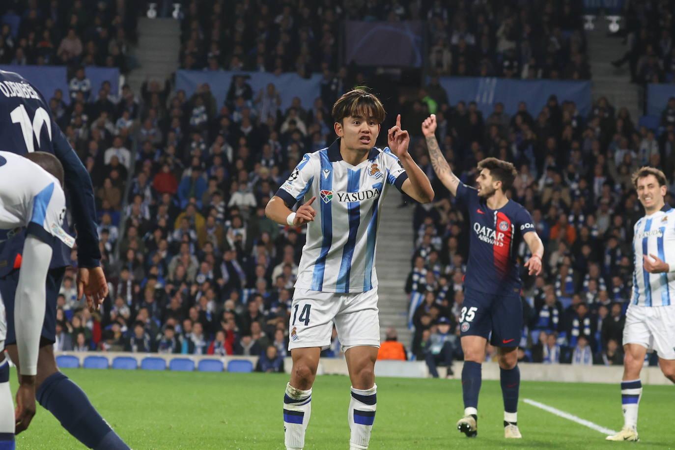 Las mejores imágenes del Real Sociedad - PSG