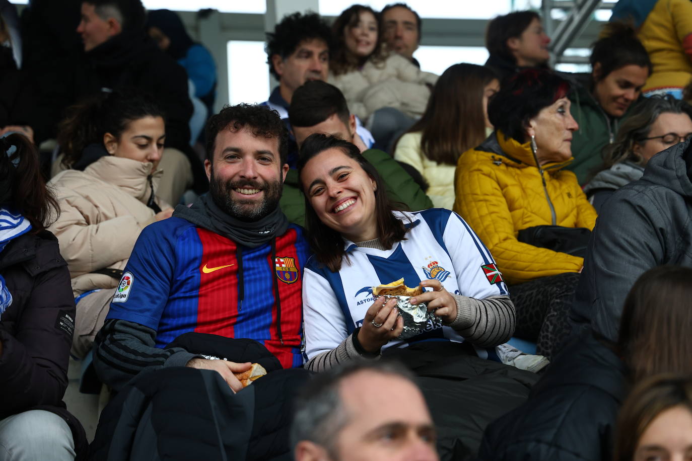 Las mejores imágenes del duelo entre la Real Sociedad y el Barcelona en Zubieta