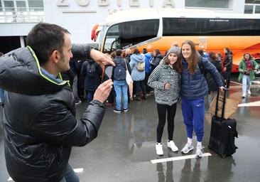 Irene Paredes se da un baño de masas en Zubieta