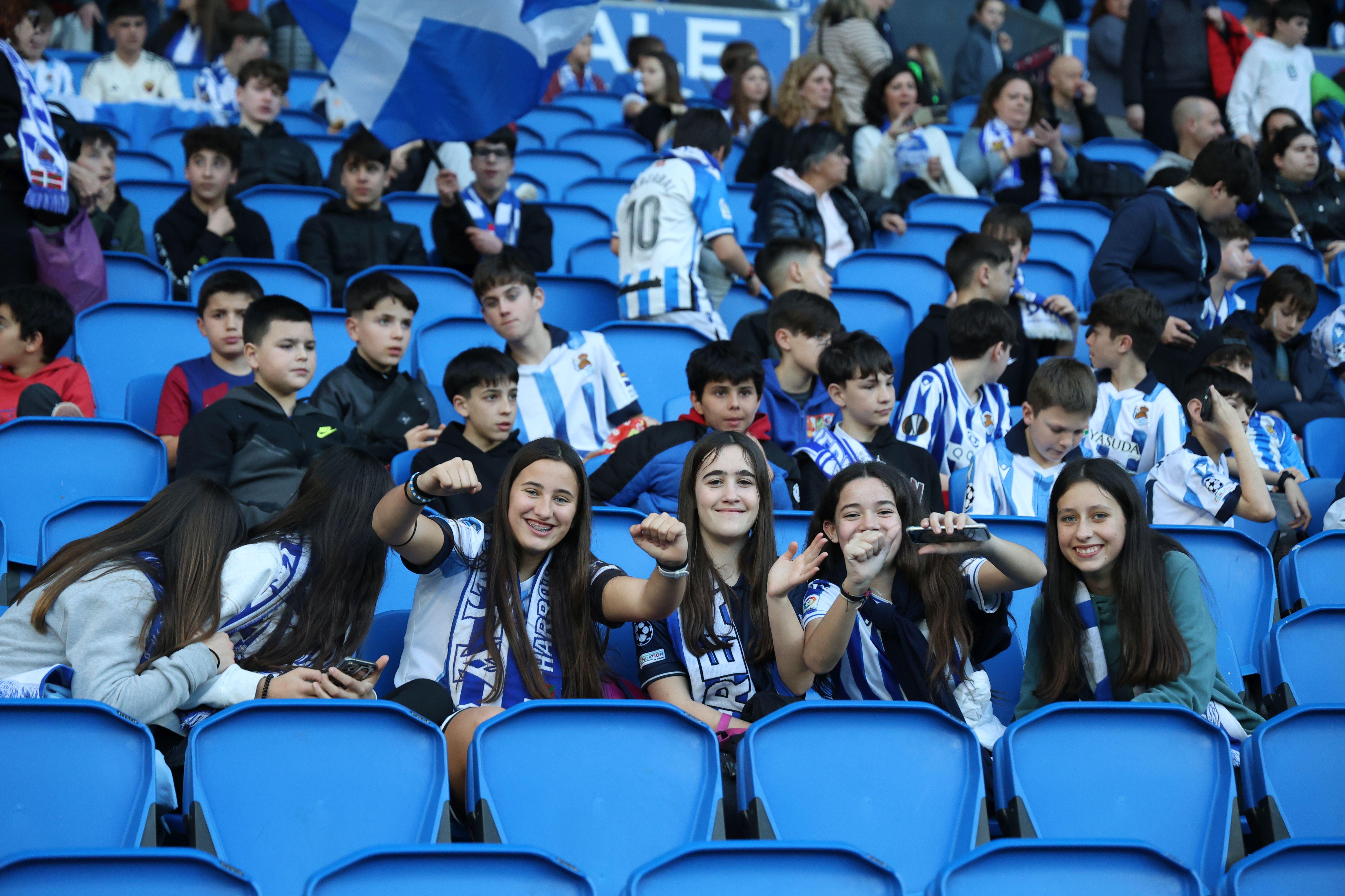 ¿Has estado en el Reale Arena? Búscate en las gradas