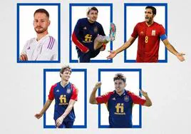 Cinco jugadores de la Real Sociedad, convocados con La Roja