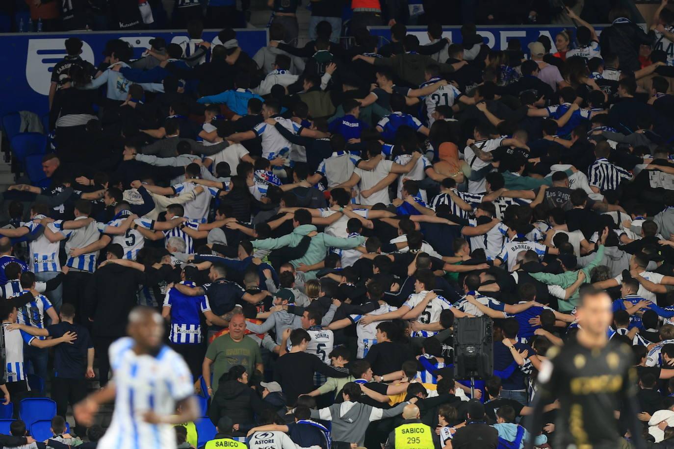¿Has estado en el Reale Arena? Búscate en las gradas