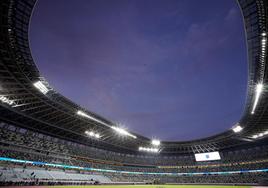 Estadio Nacional de Japón, escenario del partido amistoso de la Real Sociedad y de los pasados Juegos.