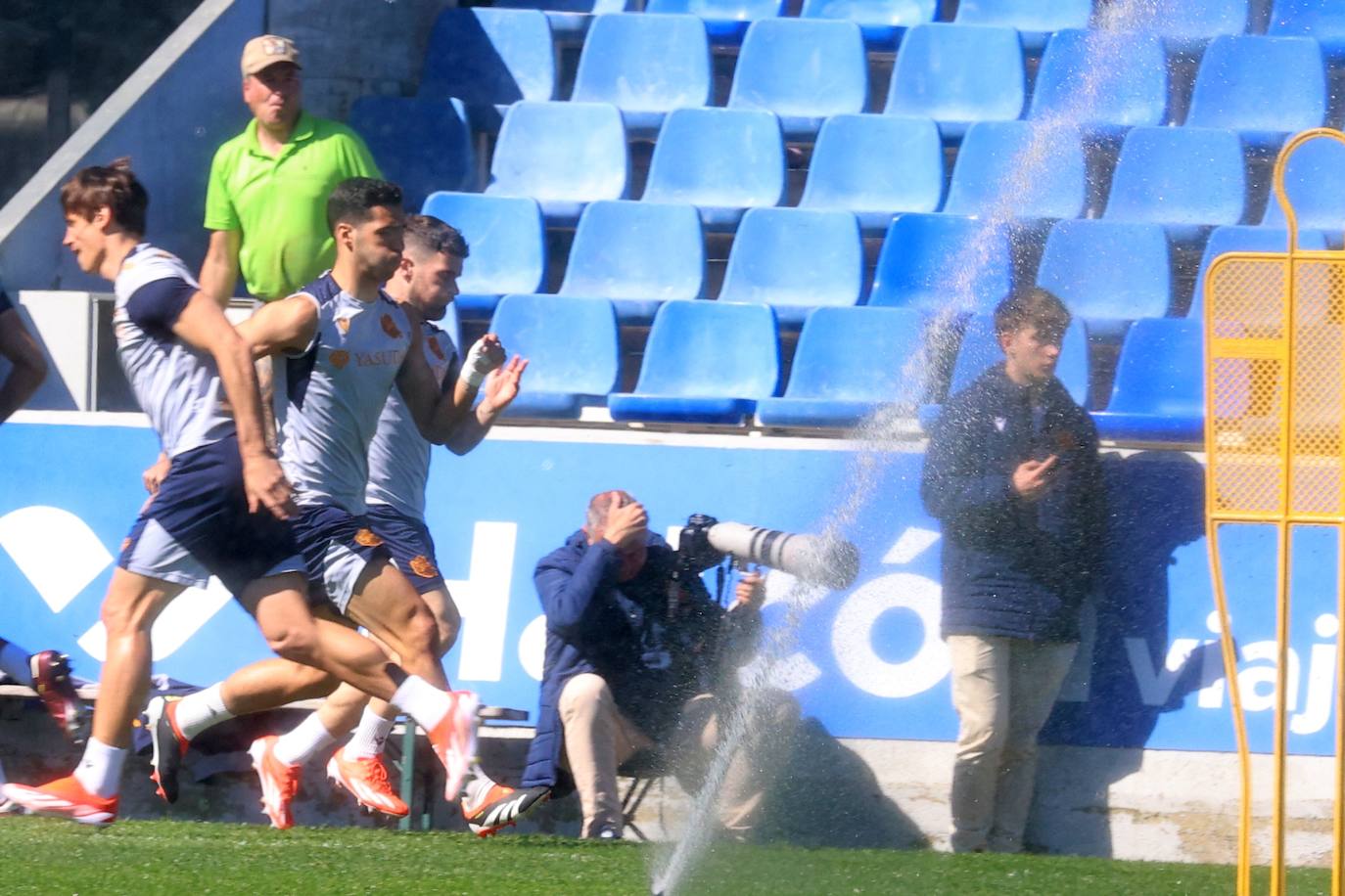 La Real se ejercita en Zubieta
