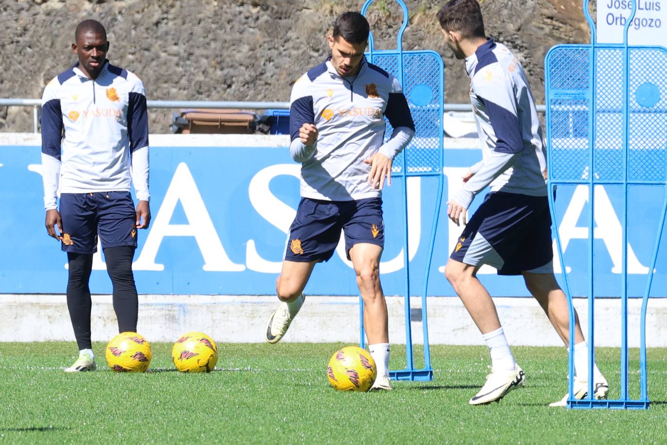 La Real se ejercita en Zubieta