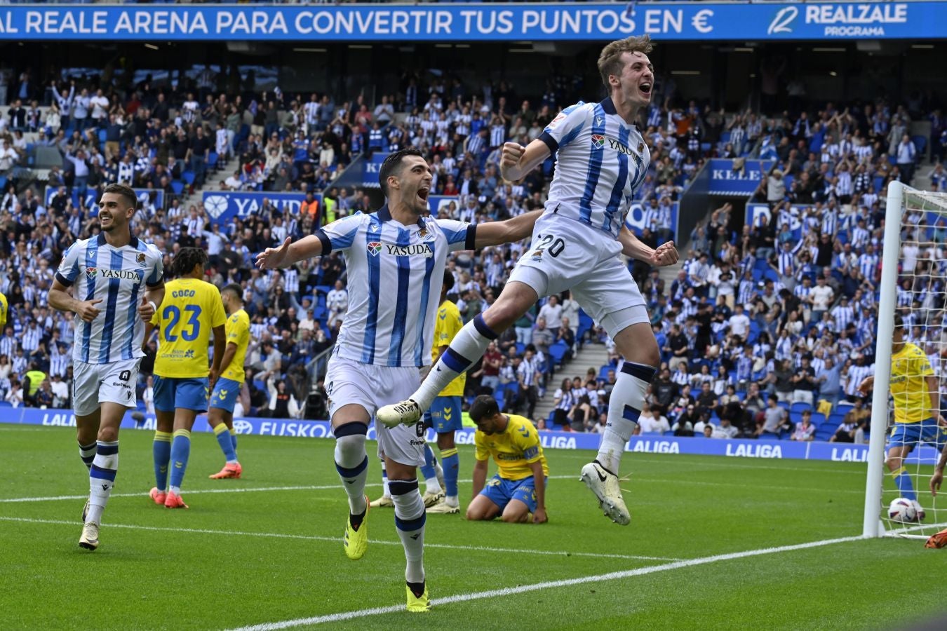 La victoria de la Real ante Las Palmas, en imágenes