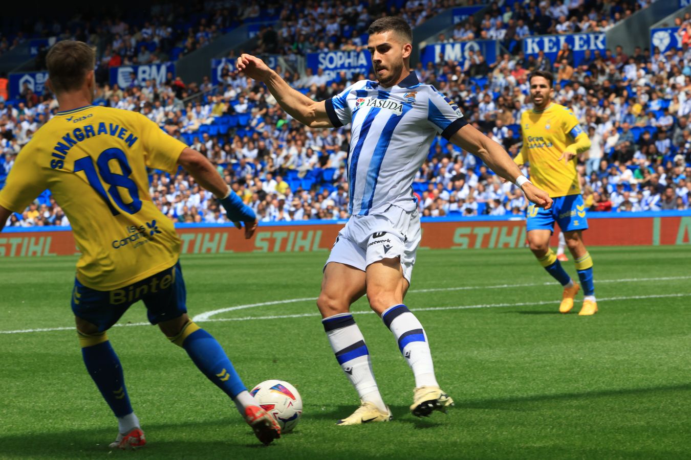 La victoria de la Real ante Las Palmas, en imágenes