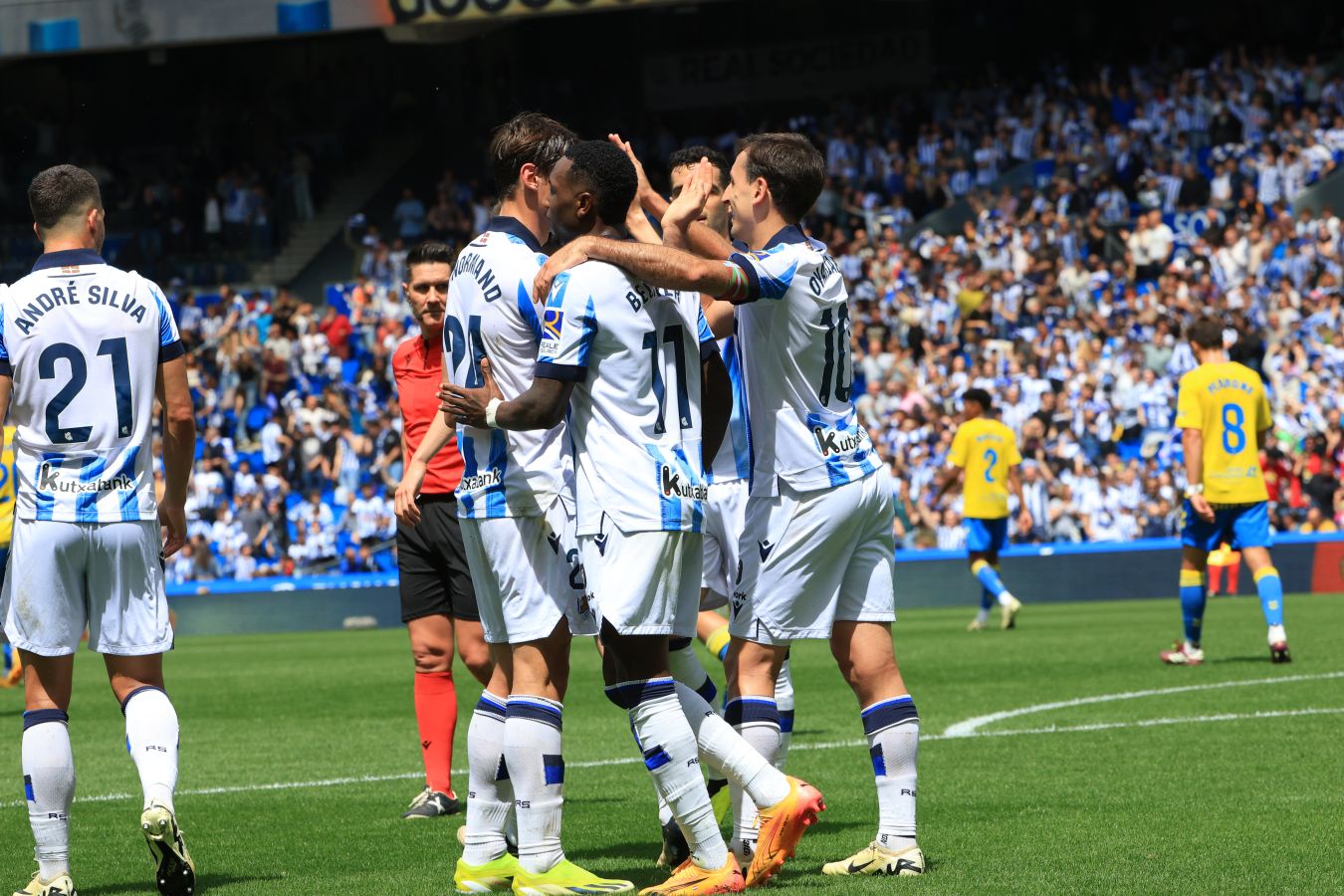 La victoria de la Real ante Las Palmas, en imágenes