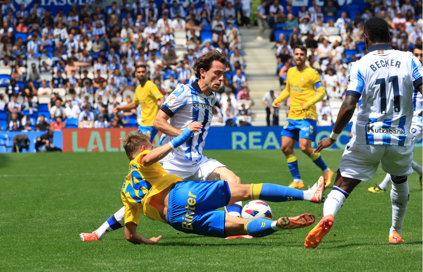 La victoria de la Real ante Las Palmas, en imágenes