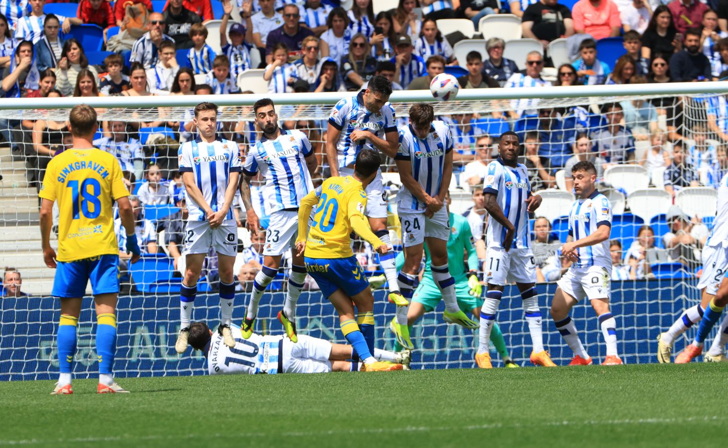 La victoria de la Real ante Las Palmas, en imágenes