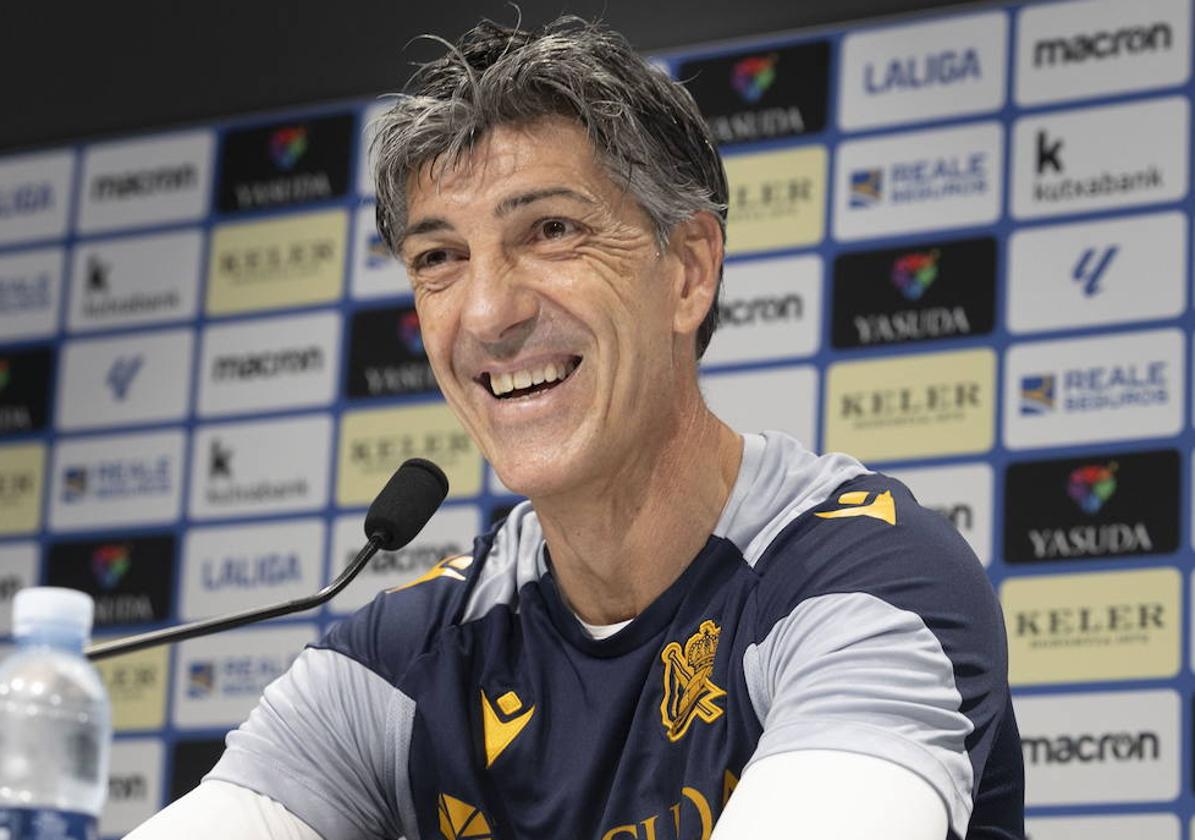 Así ha sido la rueda de prensa de Imanol Alguacil