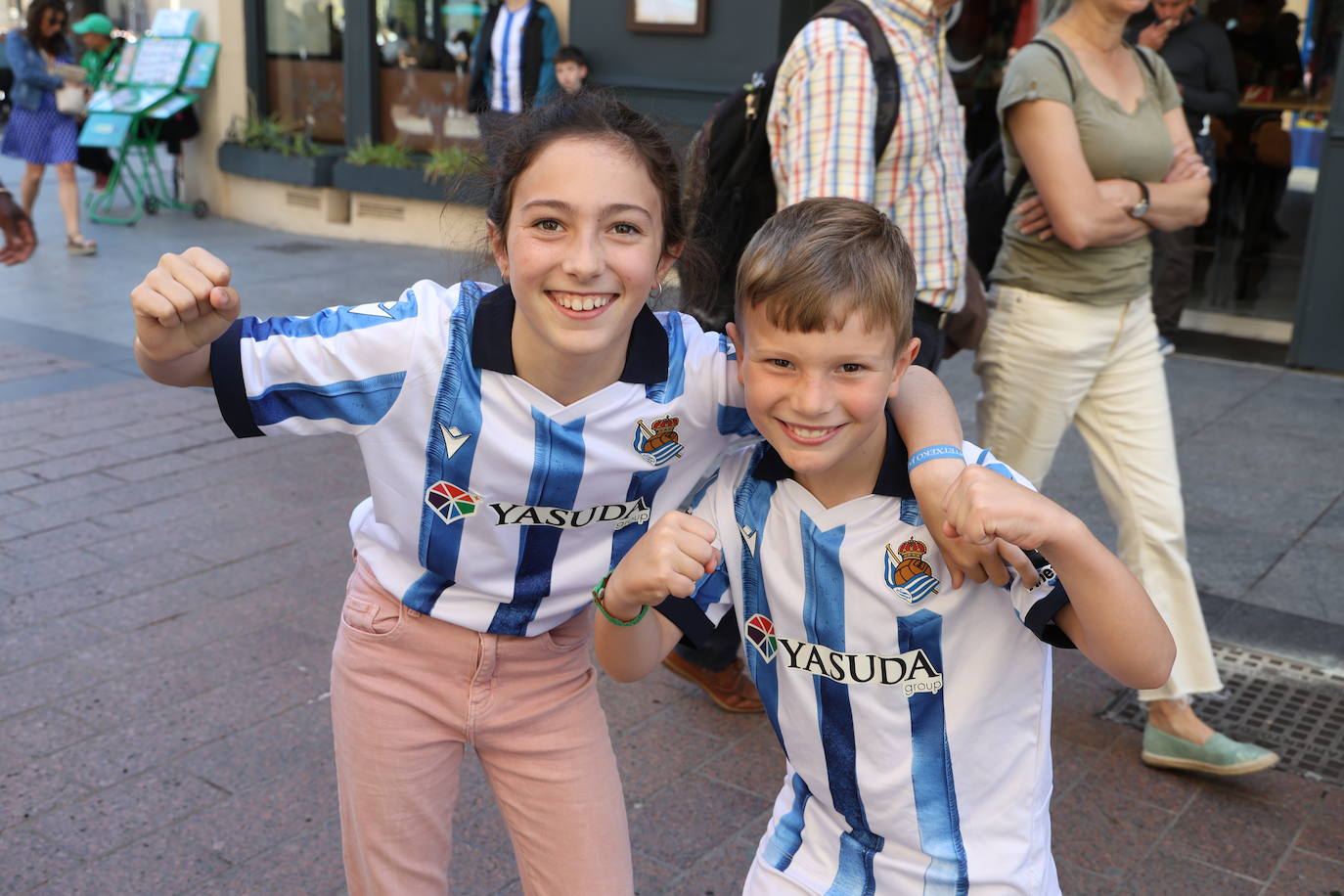 La afición txuri urdin se deja notar en Zaragoza