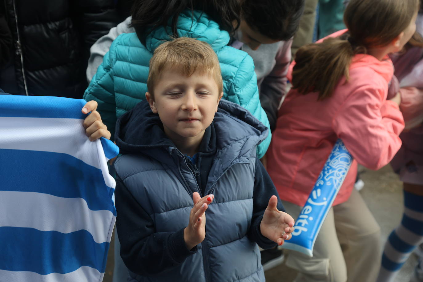 Gran ambiente en la fan zone de Sagüés