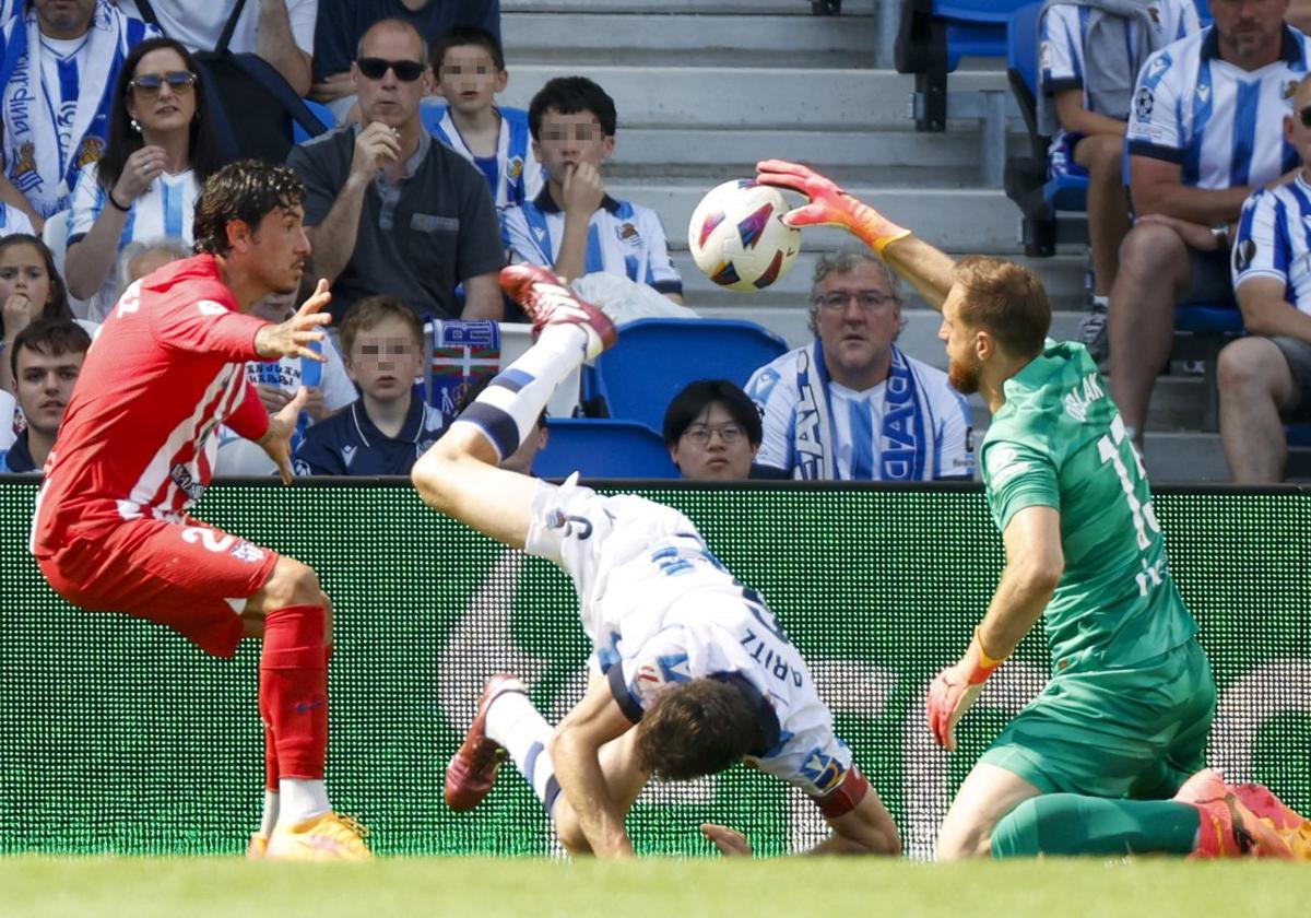 El Real Sociedad 0 - Atlético 2, en imágenes