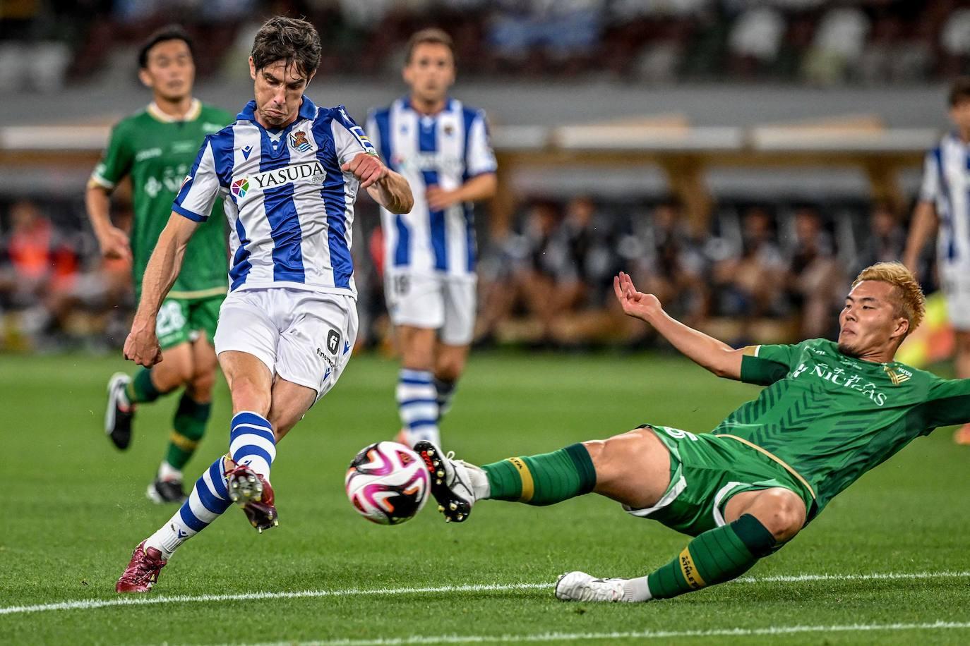 Las imágenes del Tokyo Verdy - Real Sociedad