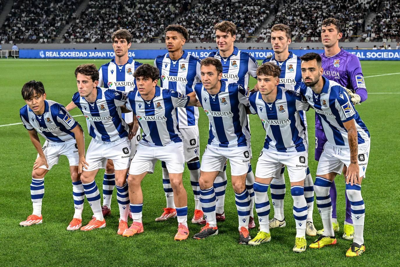 Las imágenes del Tokyo Verdy - Real Sociedad