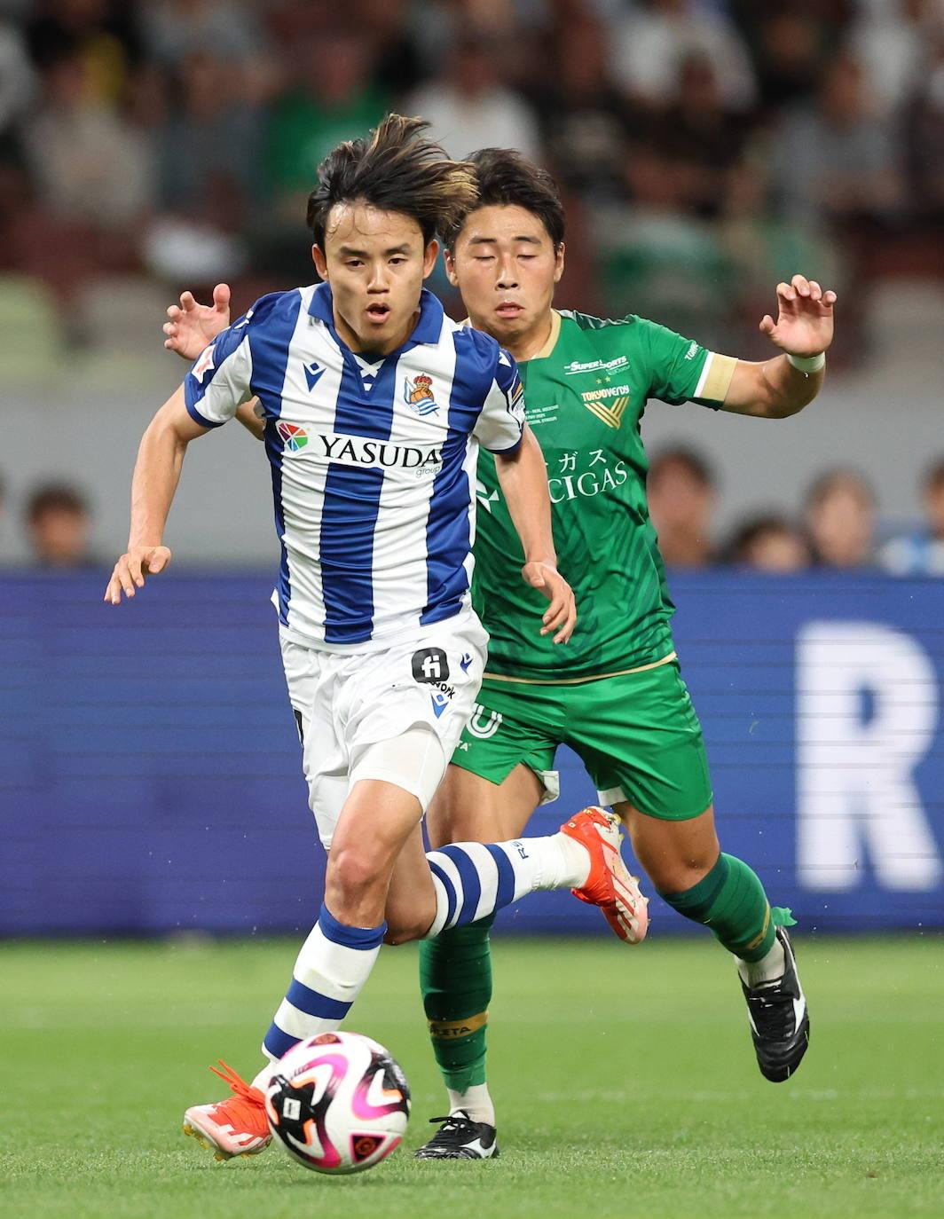 Las imágenes del Tokyo Verdy - Real Sociedad