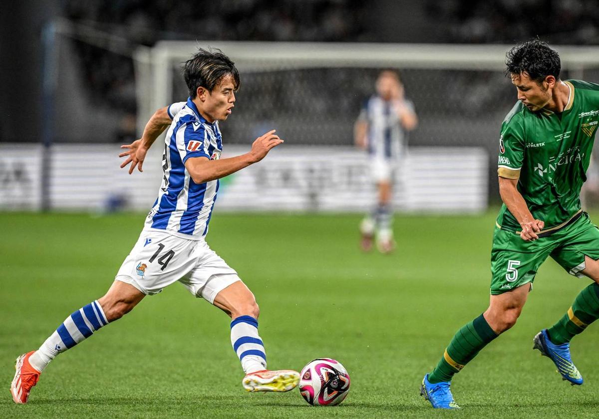 Las imágenes del Tokyo Verdy - Real Sociedad