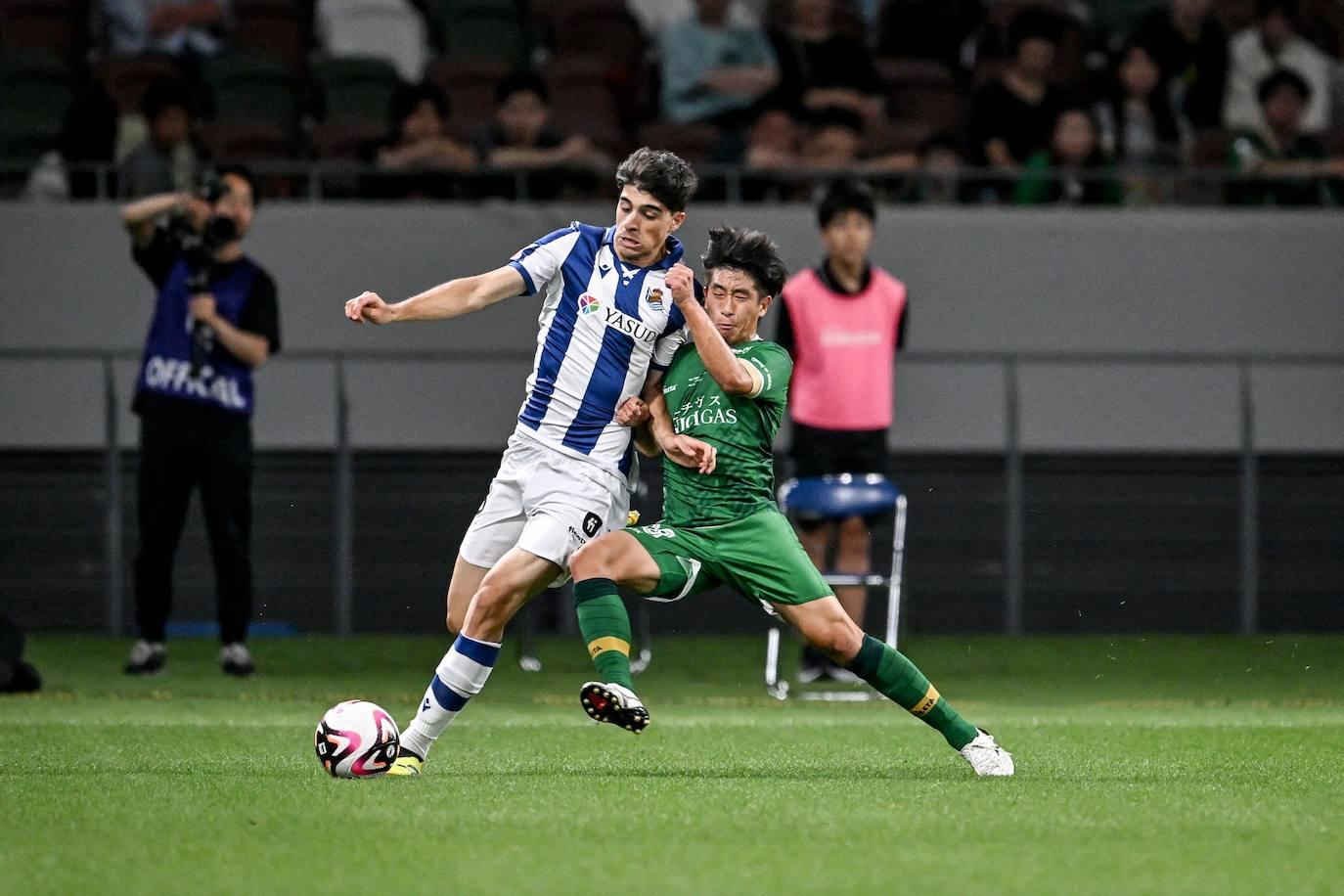 Las imágenes del Tokyo Verdy - Real Sociedad