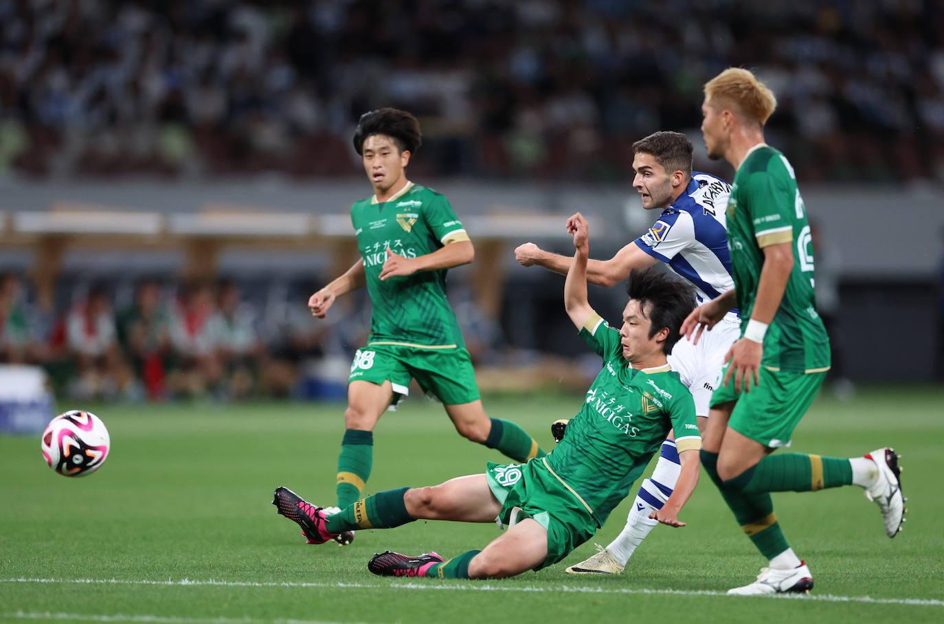 Las imágenes del Tokyo Verdy - Real Sociedad