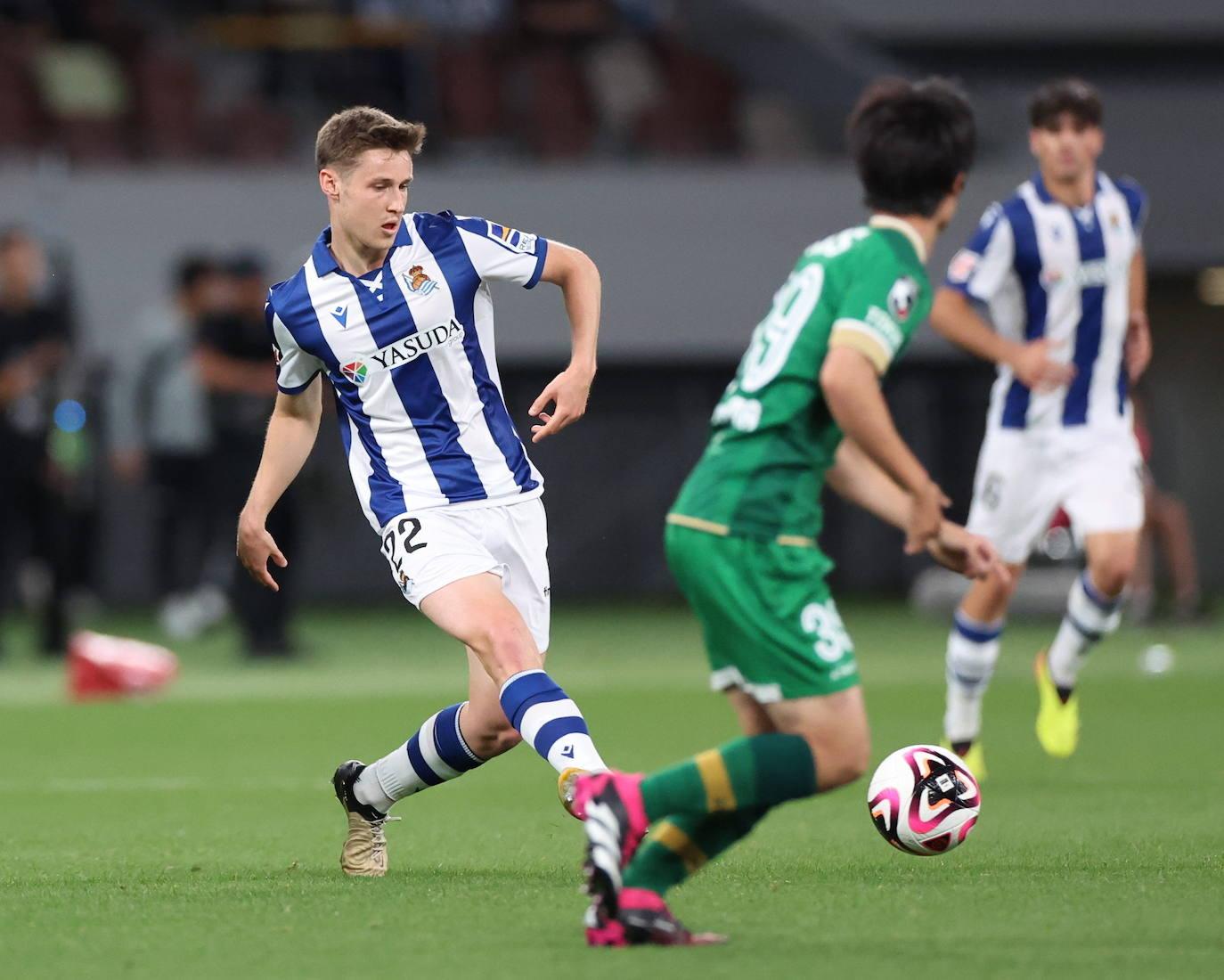 Las imágenes del Tokyo Verdy - Real Sociedad
