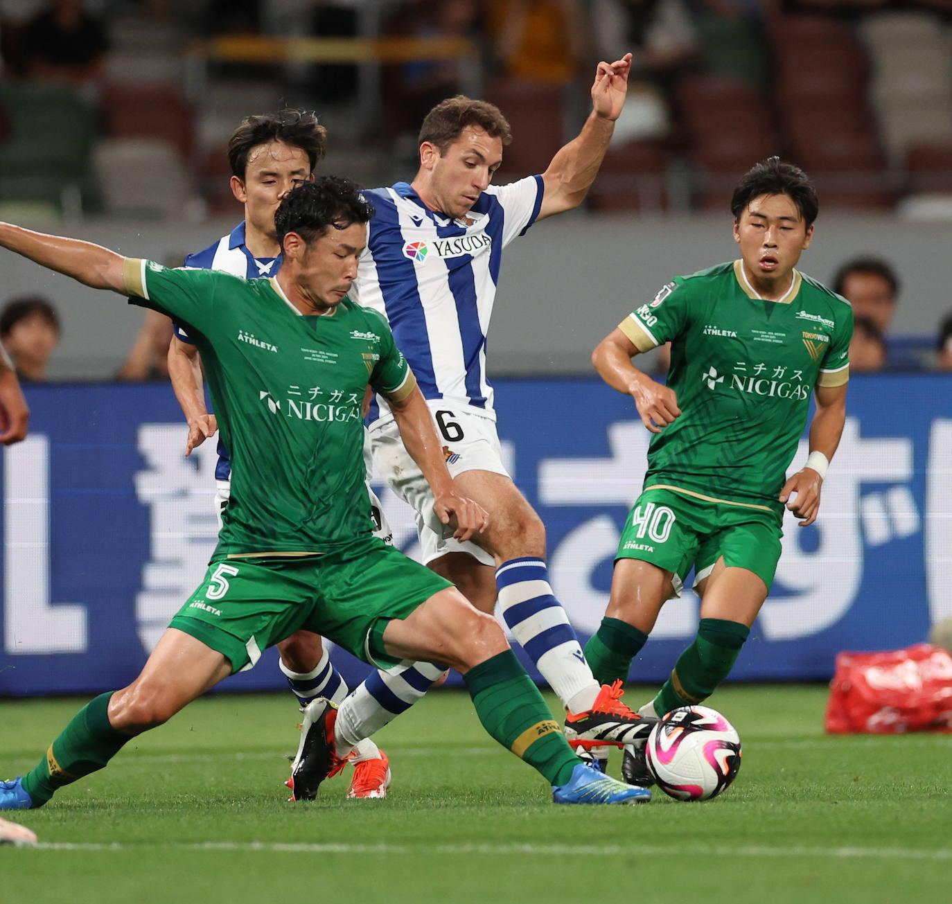 Las imágenes del Tokyo Verdy - Real Sociedad