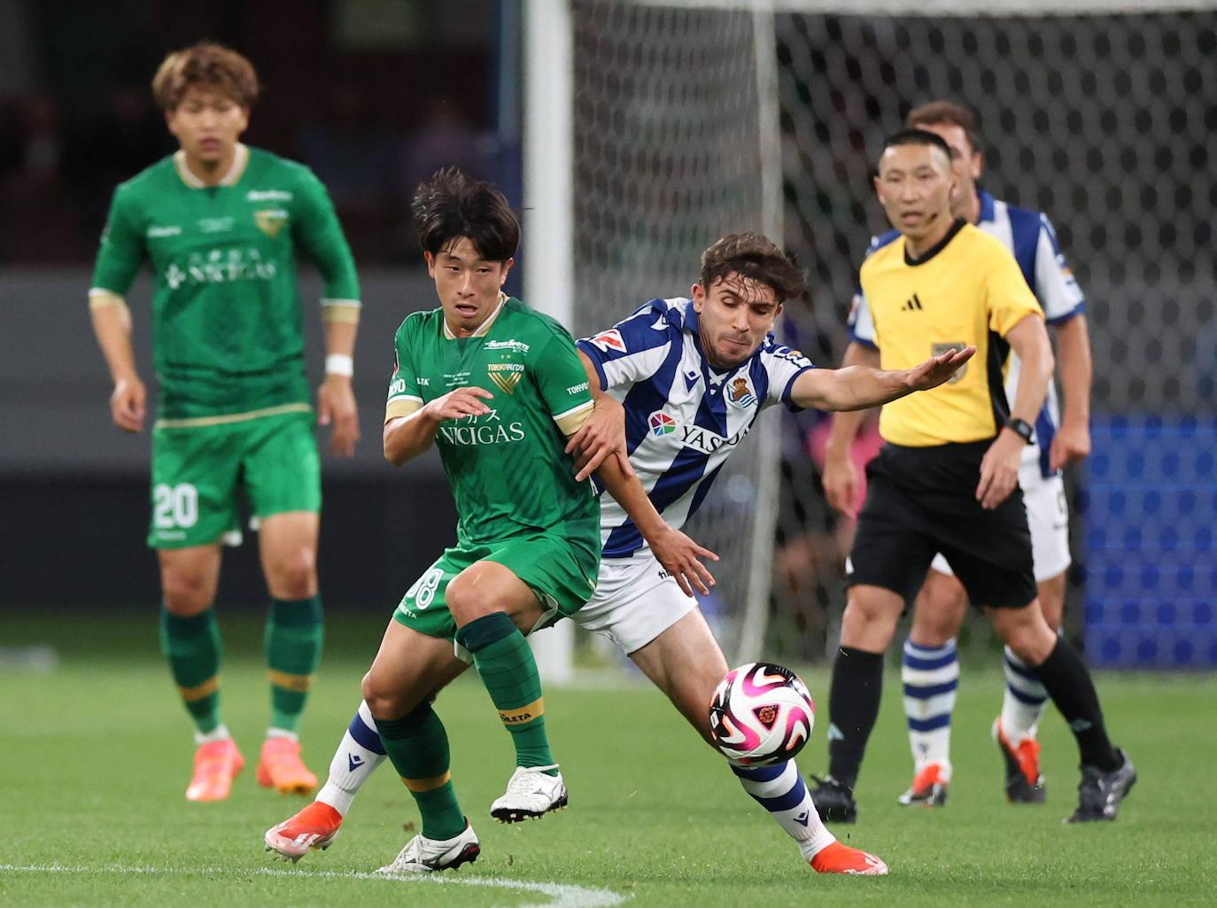 Las imágenes del Tokyo Verdy - Real Sociedad