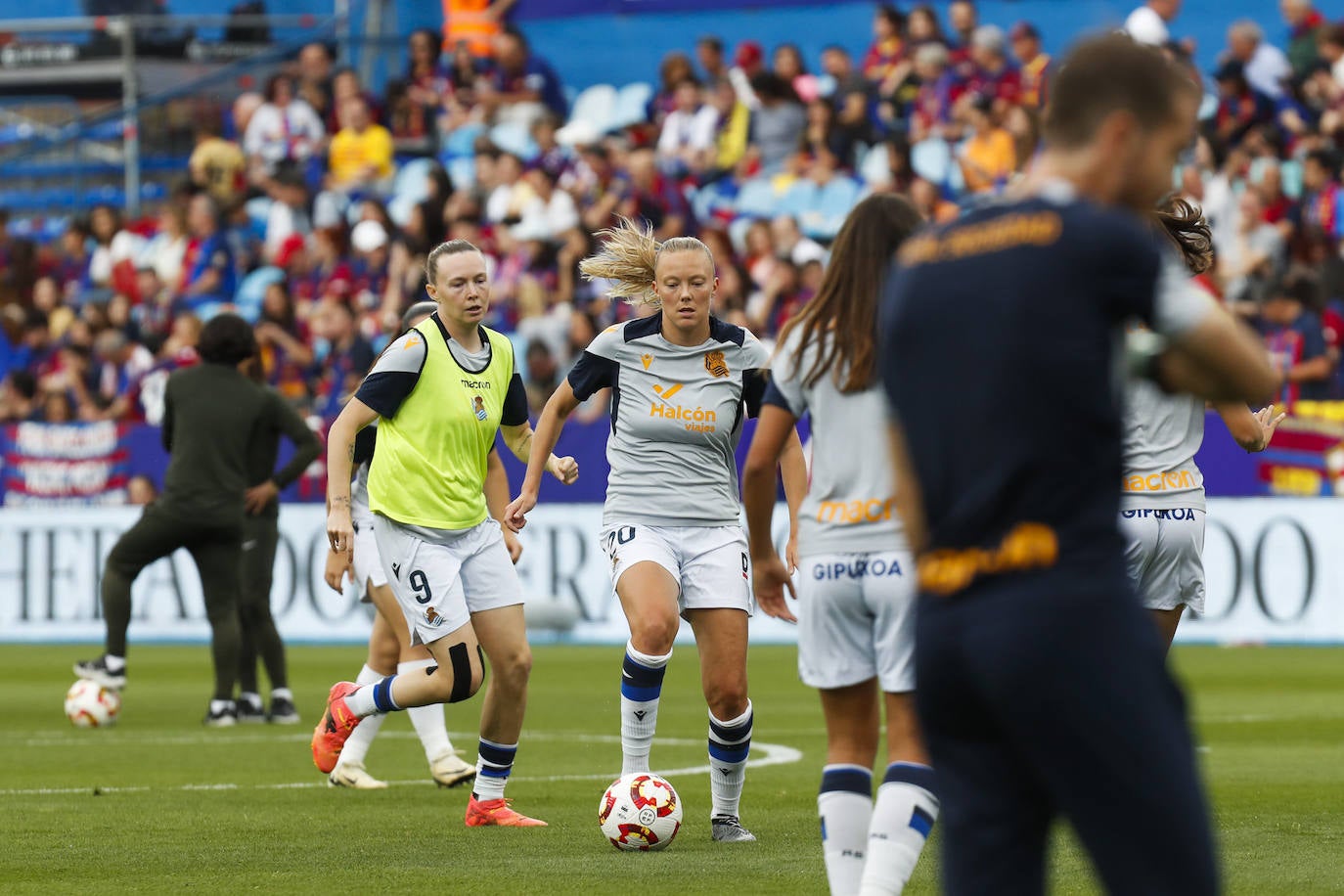 Franssi y Jensen, antes de la final de Copa