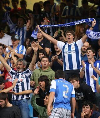 La afición de la Real Sociedad vibró con la victoria ante el Real Madrid