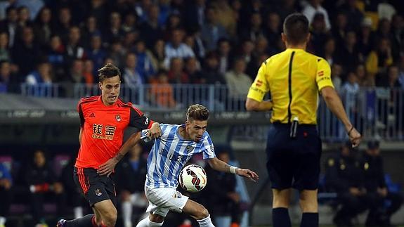 La Real Sociedad salva un punto en Málaga