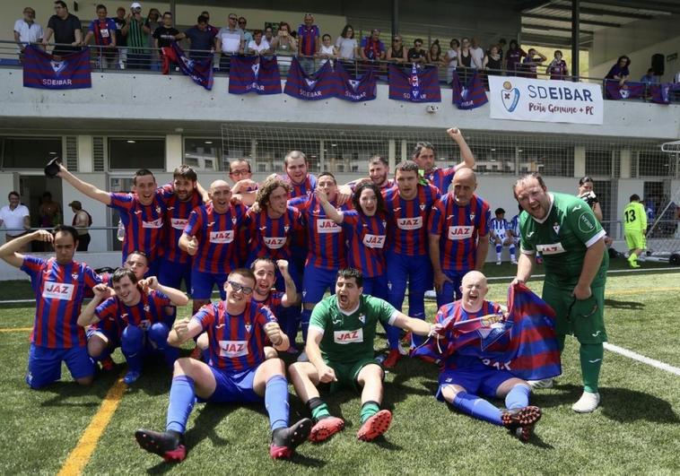 El Eibar de la Liga Genuine viene realizando una buena temporada, va a más en todos los objetivos.