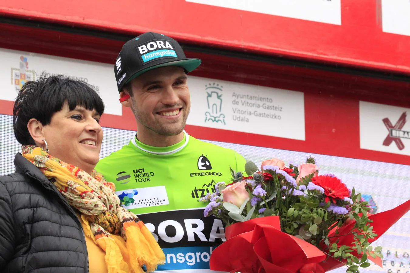 El alemán Maximilian Schachmann (Bora) ha ganado la contrarreloj de Zumarraga y se convierte en el primer líder de la Vuelta al País Vasco 2019.