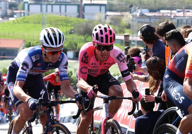 Rigoberto Urán: «Los vascos no deben estar contentos con esta Itzulia»
