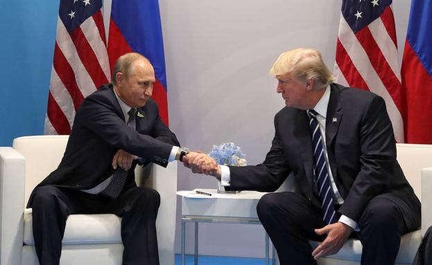 Encuentro entre Putin y Trump.