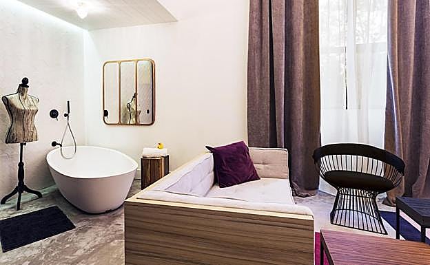 Imagen principal - El nuevo hotel de Tabakalera se inaugurará la próxima semana