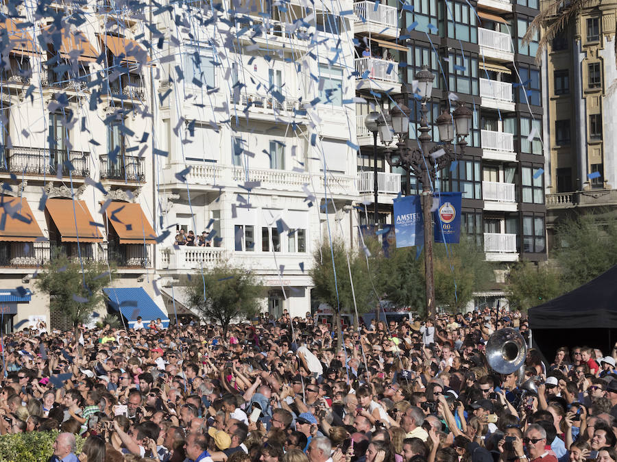 La Aste Nagusia estalla con el cañonazo y con ocho días por delante de fiesta