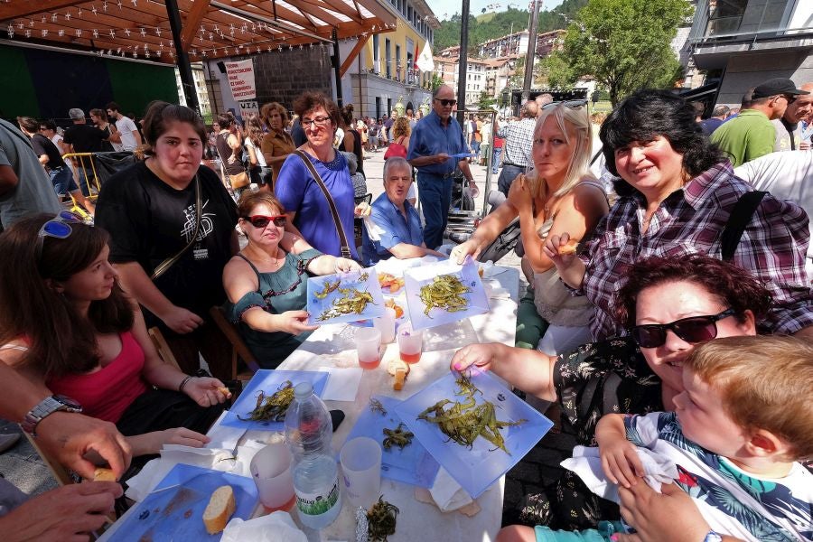 A pesar de haber sido un año complicado para el producto estrella de los ibartarras, la cita más relevante de la localidad no defraudó a los visitantes. Fueron muchos los que esperaron su turno para degustar la piparra frita o avinagrada, y el tomate de un origen local y autóctono
