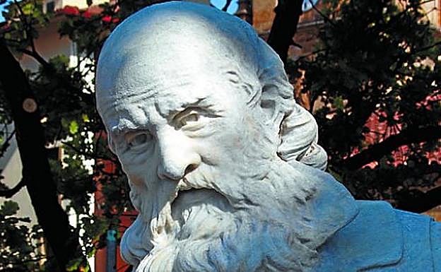 Detalle de la figura del bardo.