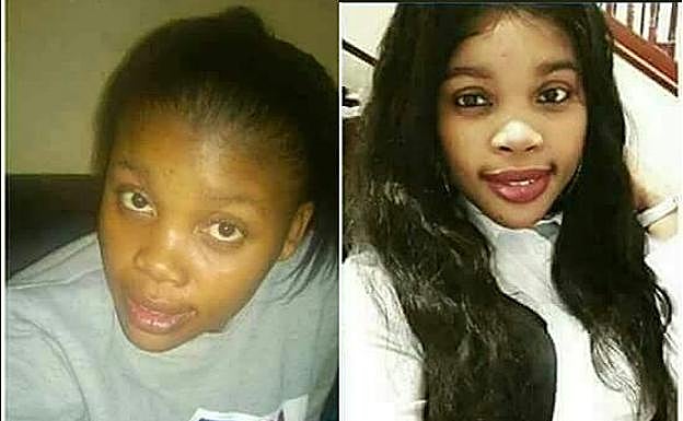 El antes y el después de la joven tras gastarse 200 euros en la peluquería. 