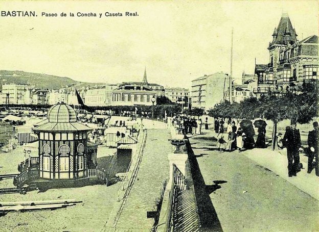 Caseta real para los baños de mar.