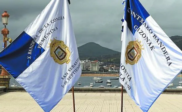 Goia pide que las banderas de La Concha vuelvan a bordarse en Donostia