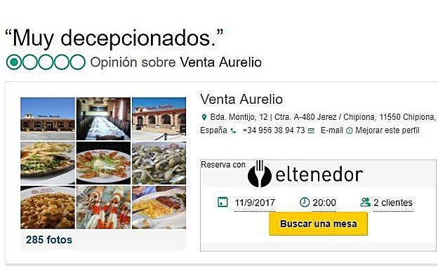 Deja una mala crítica en TripAdvisor y se lleva un 'zasca' colosal del restaurante