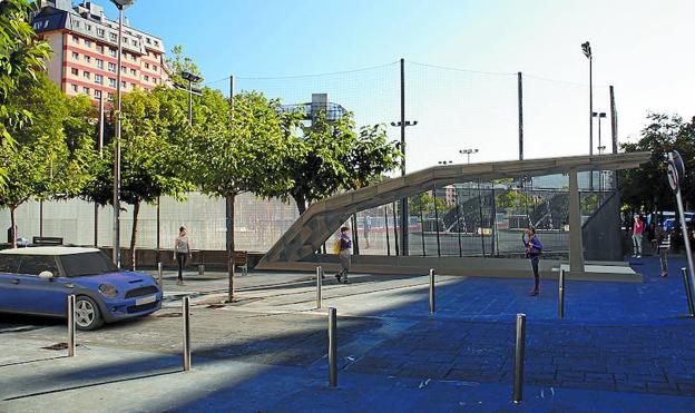 Imagen virtual de la estación de Benta Berri del Metro de Donostia. El tramo de Lugaritz-Miraconcha se licitó por 49 millones. 