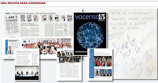 La revista que celebra el 15 aniversario.