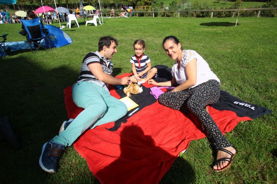 Muchos irundarras disfrutaron de la sesión de Girabira en Gain Gainean, suspendida la pasada semana por mal tiempo