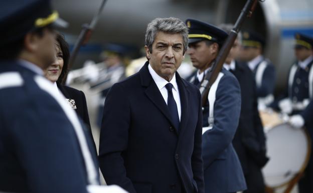 Un presidencial Ricardo Darín, en 'La cordillera'.