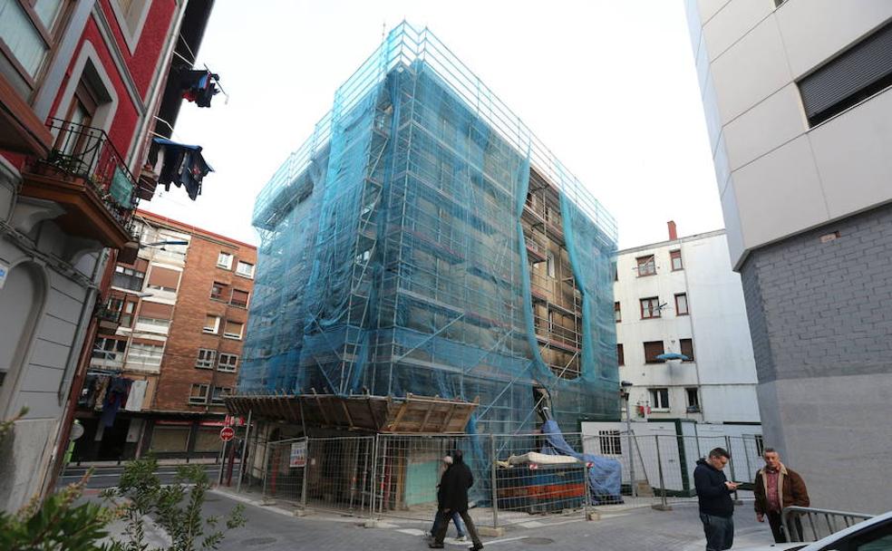 Rehabilitación de un edificio en Sestao.